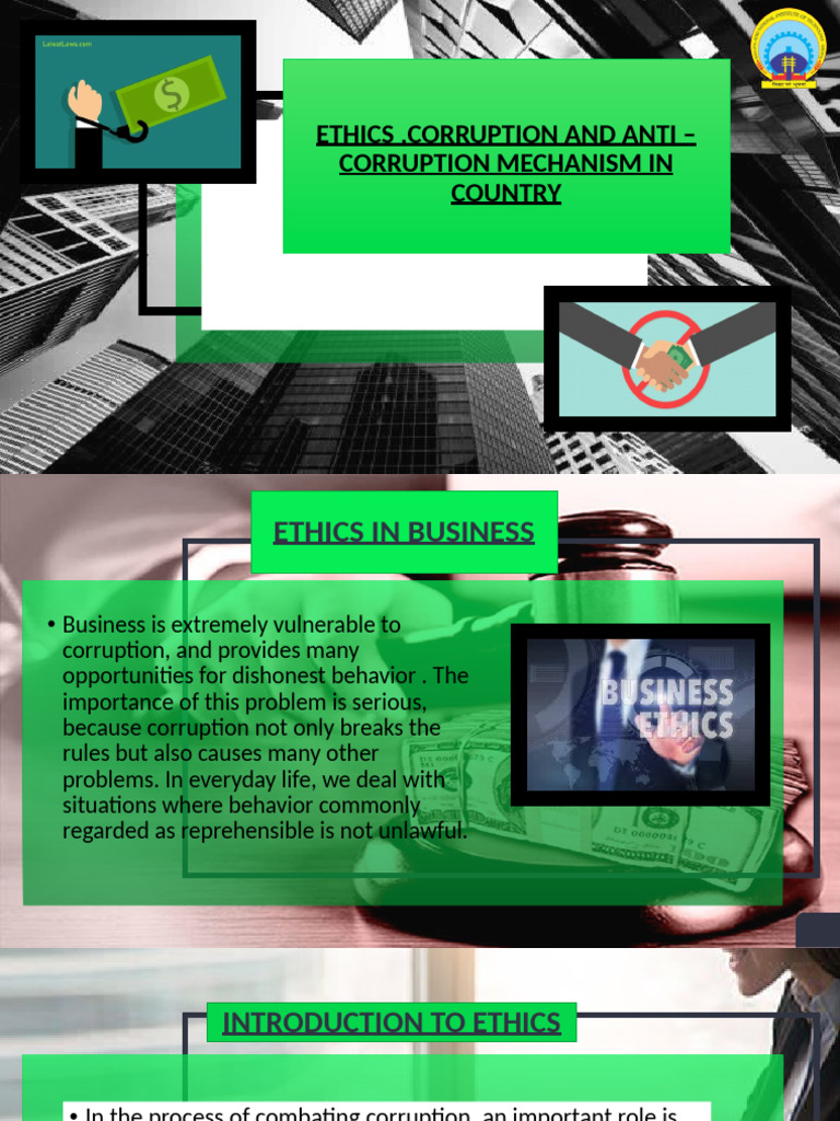 Ethics and Anti-Corruption Strategies | PDF | Corruption | Employment