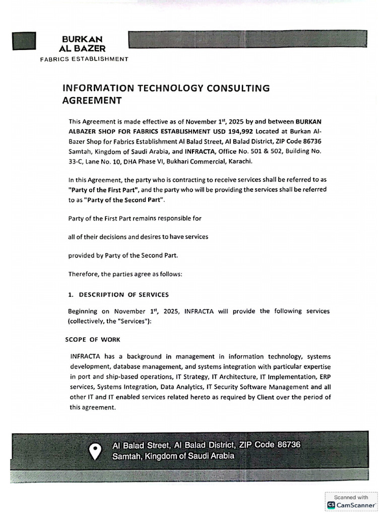Infracta & Burkan Al Bazer | PDF