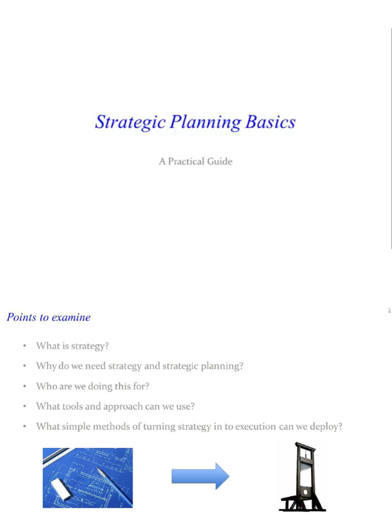 StrategicPlanning 1 | PDF