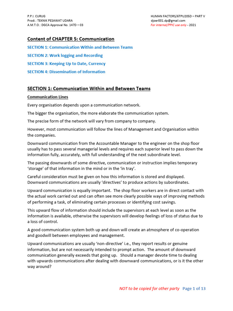 Effective Communication in Teams | PDF | Nonverbal Communication | Body ...