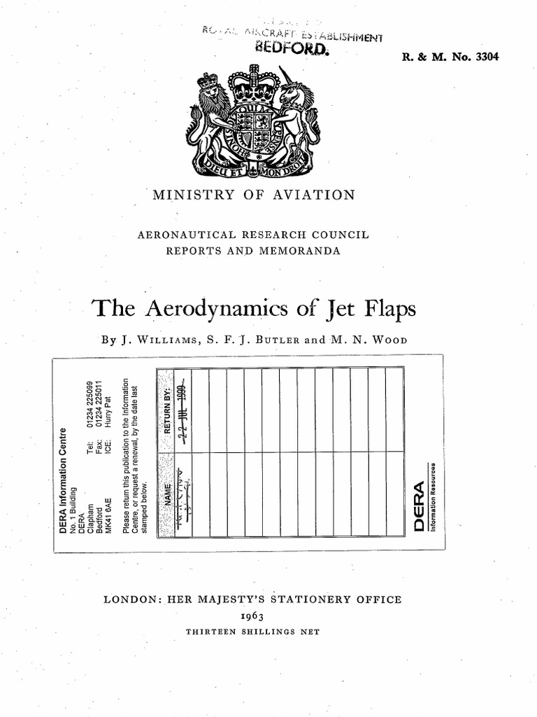 Jet Flap Aerodynamics Explained | PDF | Lift (Force) | Flap (Aeronautics)