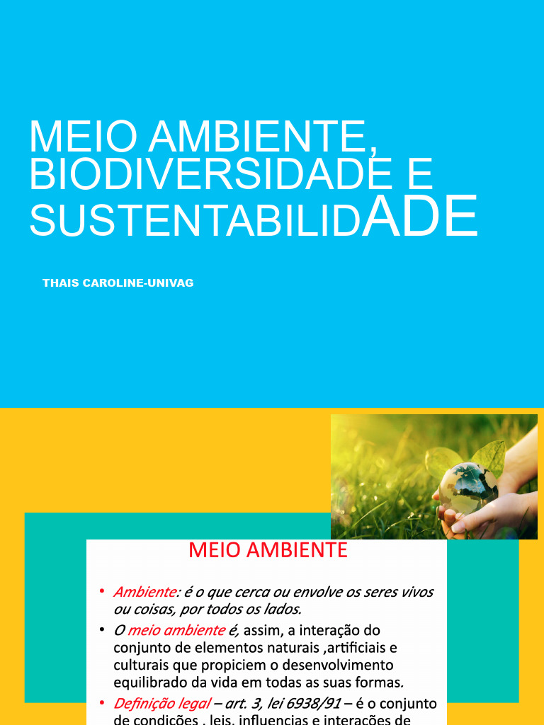 Biodiversidade e Sustentabilidade no Brasil | PDF