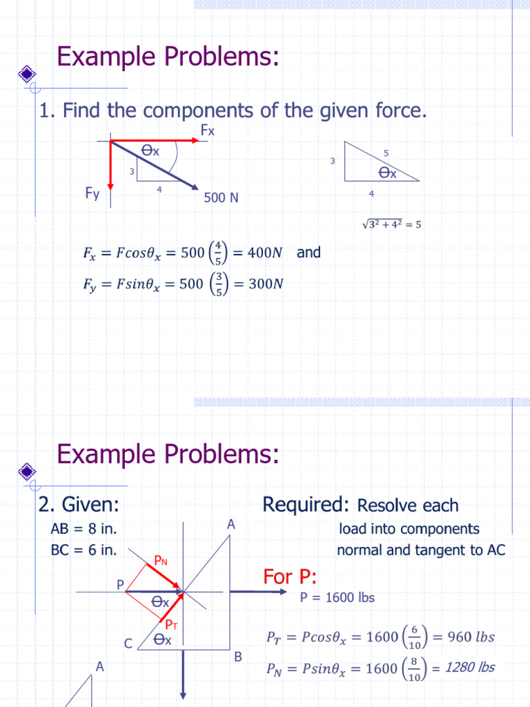 Lesson 1a Solution To Example Problems1 | PDF