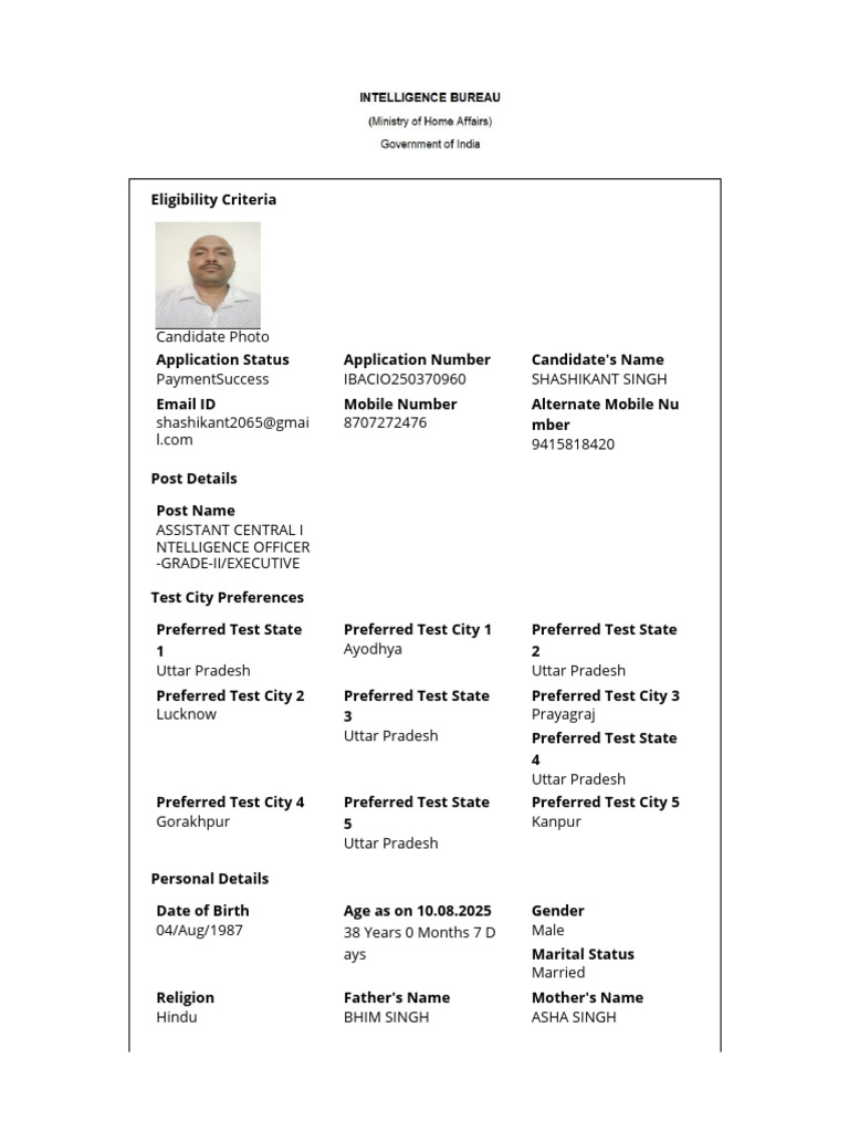 IB ACIO Executive | PDF