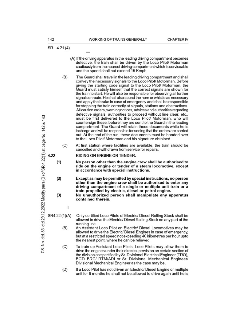 Train Operation Safety Guidelines | PDF | Train | Rail Transport