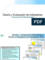 Diseño y Evaluación de Indicadores