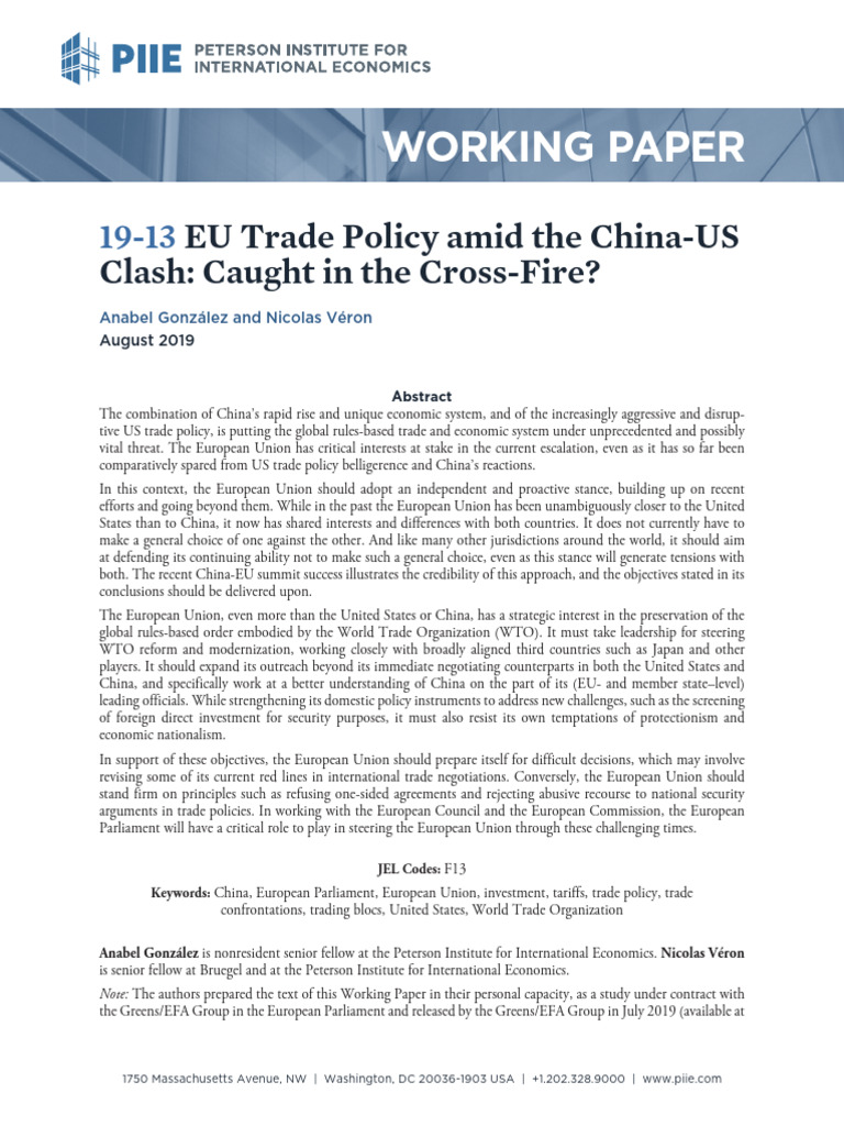 Strategic Shifts in Trade Policy With Special Reference of US, China ...