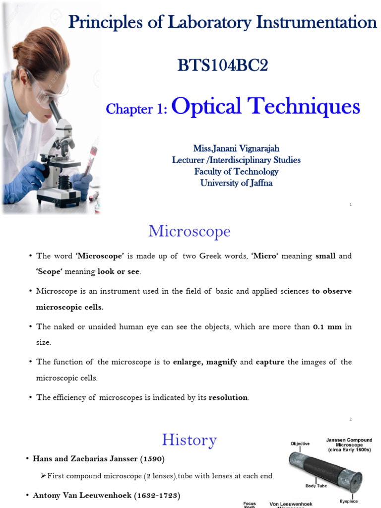 Understanding Microscope Principles | PDF | Fluorescence Microscope ...