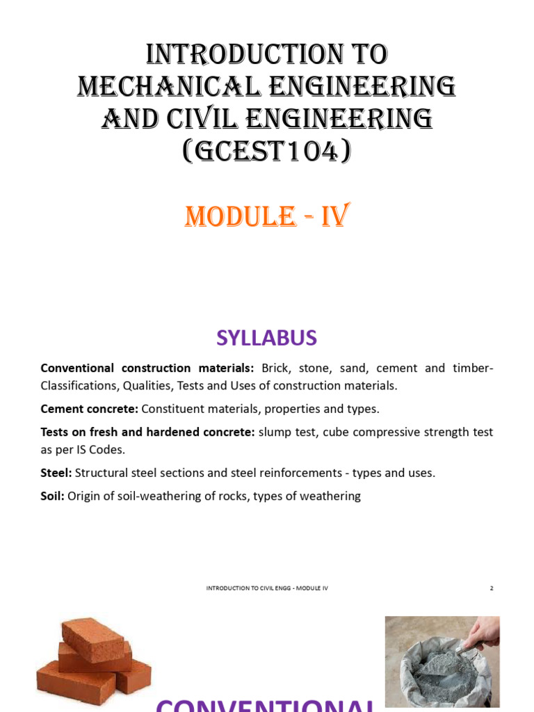 Overview of Construction Materials in Engineering | PDF | Brick ...