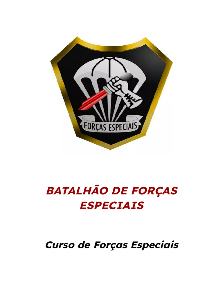 Curso de Forças Especiais; BFEsp | PDF | Doutrina | Aprendizado