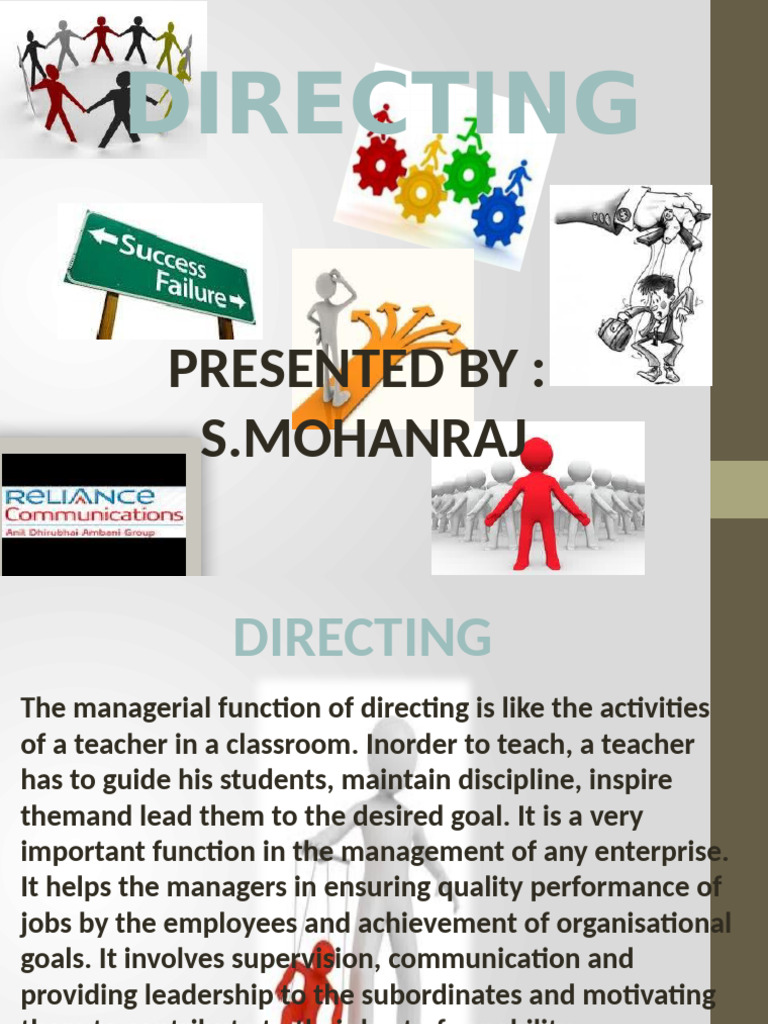 Understanding Directing in Management | PDF | Communication | Motivation