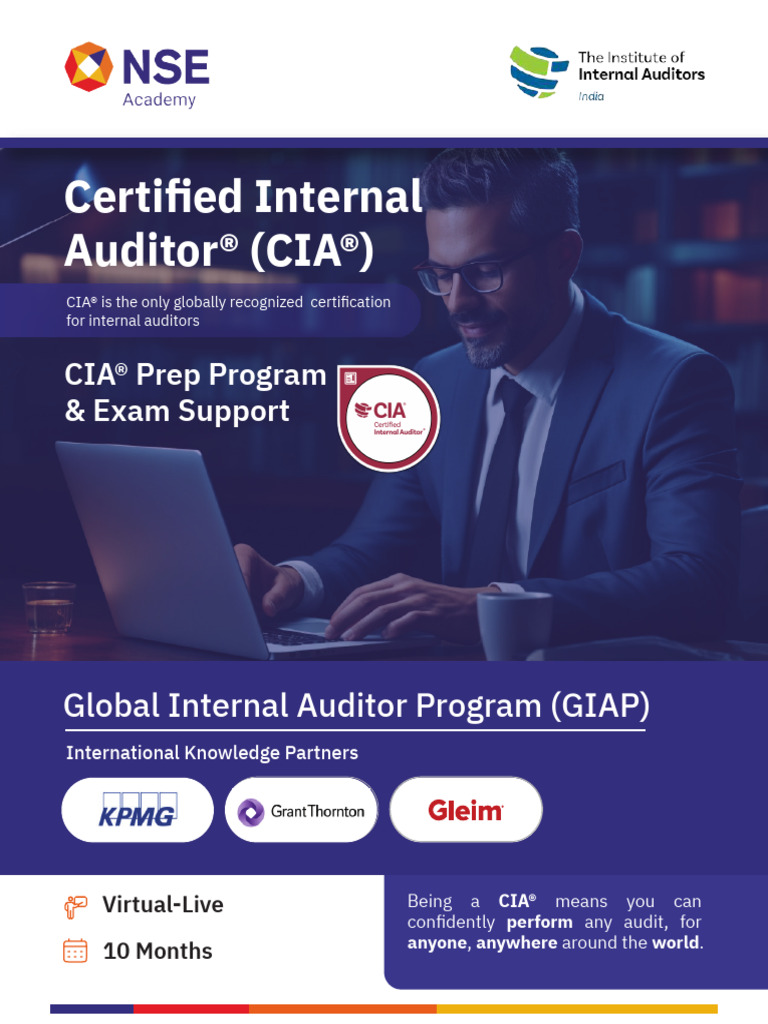 CIA® Certification Prep Program Overview | PDF | Internal Audit | Audit