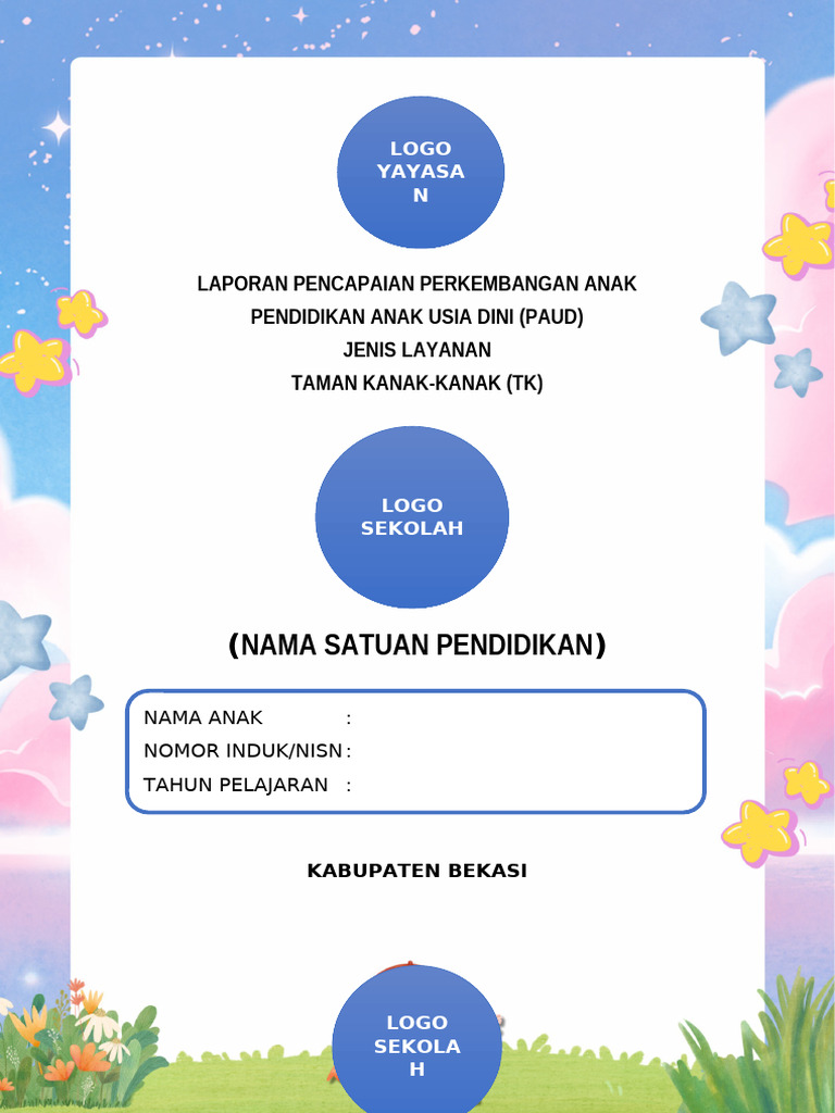 Laporan Perkembangan Anak PAUD TK | PDF