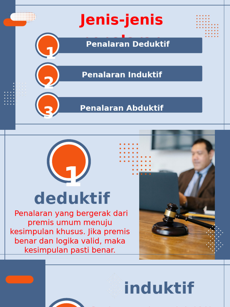 Jenis-jenis Penalaran: Deduktif, Induktif, Abduktif | PDF