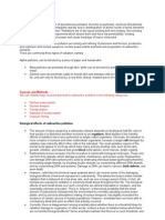 Radioactive Pollution's Effects on Humans and Environment