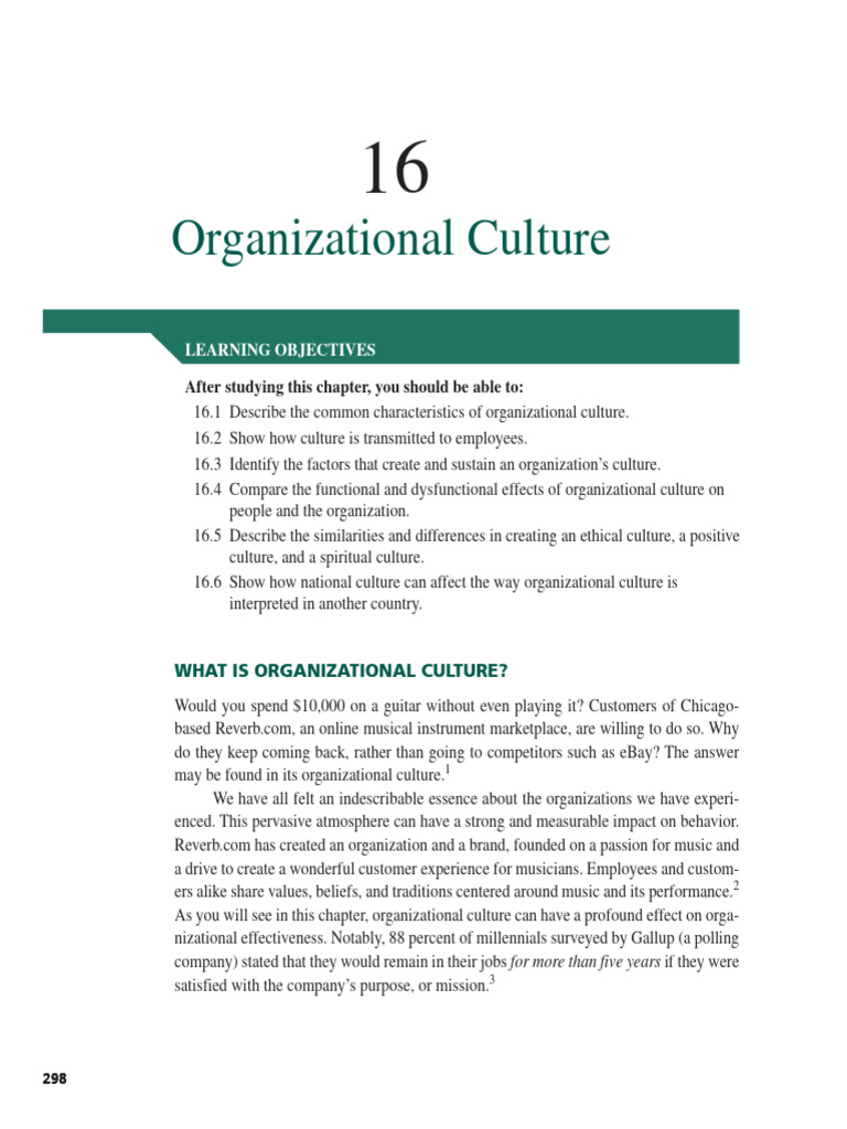 Understanding Organizational Culture | PDF | Organizational Culture ...