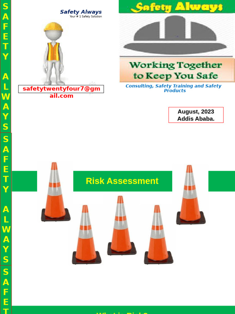 Risk Assessment and Safety Training Guide | PDF | Risk | Occupational ...