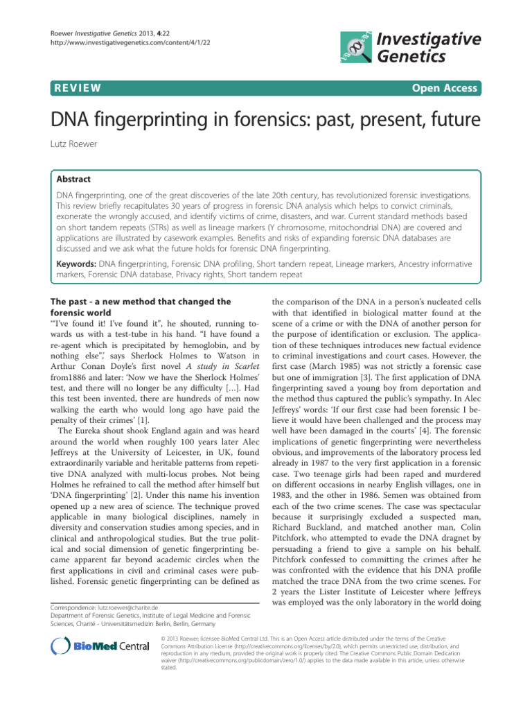 2041-2223-4-22_copy | PDF | Dna Profiling | Microsatellite