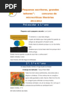 Concurso microcríticas literárias