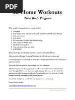 Download In-Home Workouts Total Body Routines1 by James Orvis SN9632811 doc pdf
