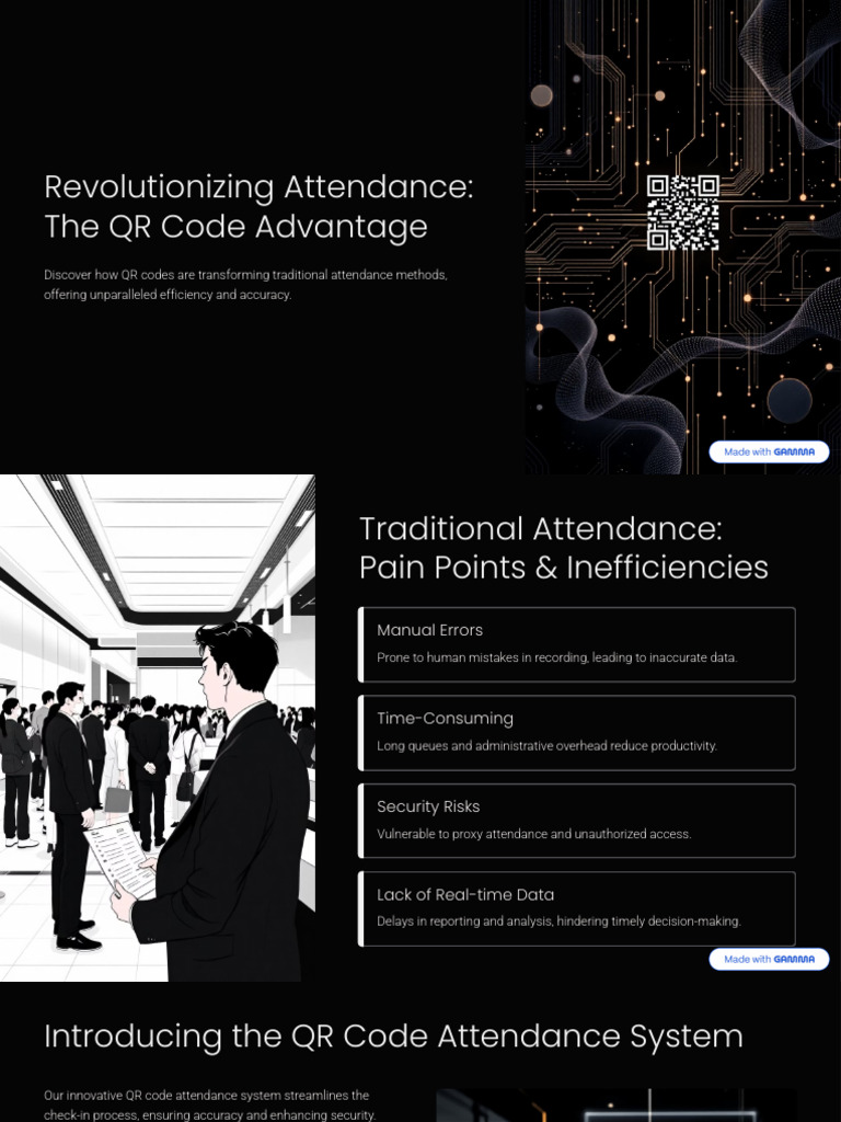 QR Code Attendance System Benefits | PDF | Qr Code | Analytics