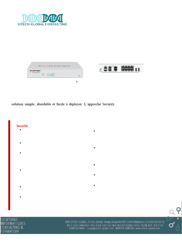 FortiGate 80F : Pare-feu NGFW et SD-WAN | PDF | Pare-feu (informatique ...