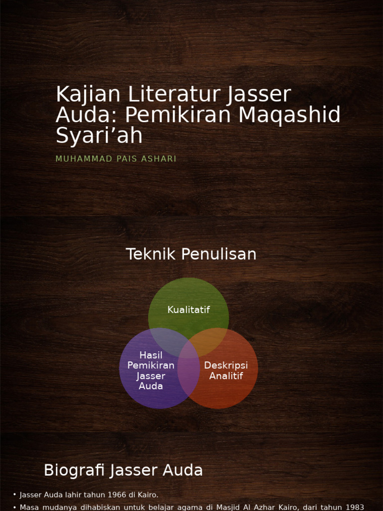 Pemikiran Maqashid Syari'ah Jasser Auda | PDF