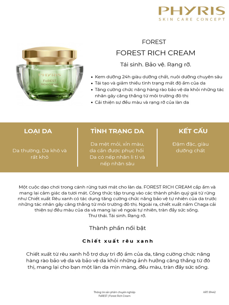 Forest Rich Cream | PDF