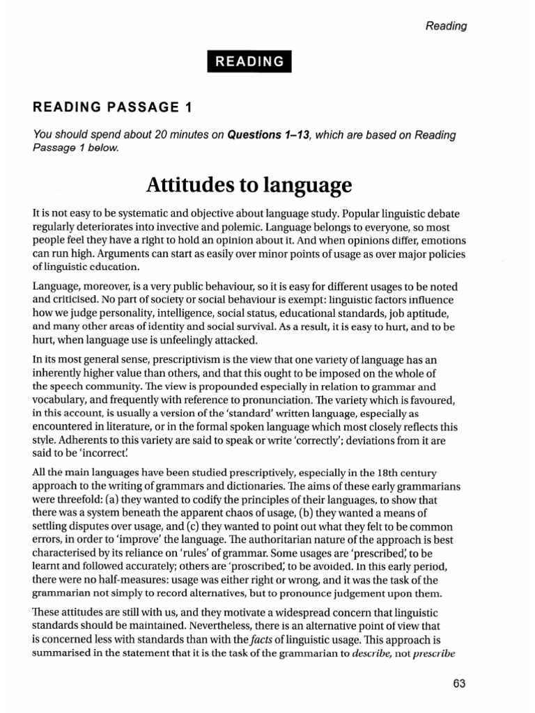 Reading Practice 26 | PDF