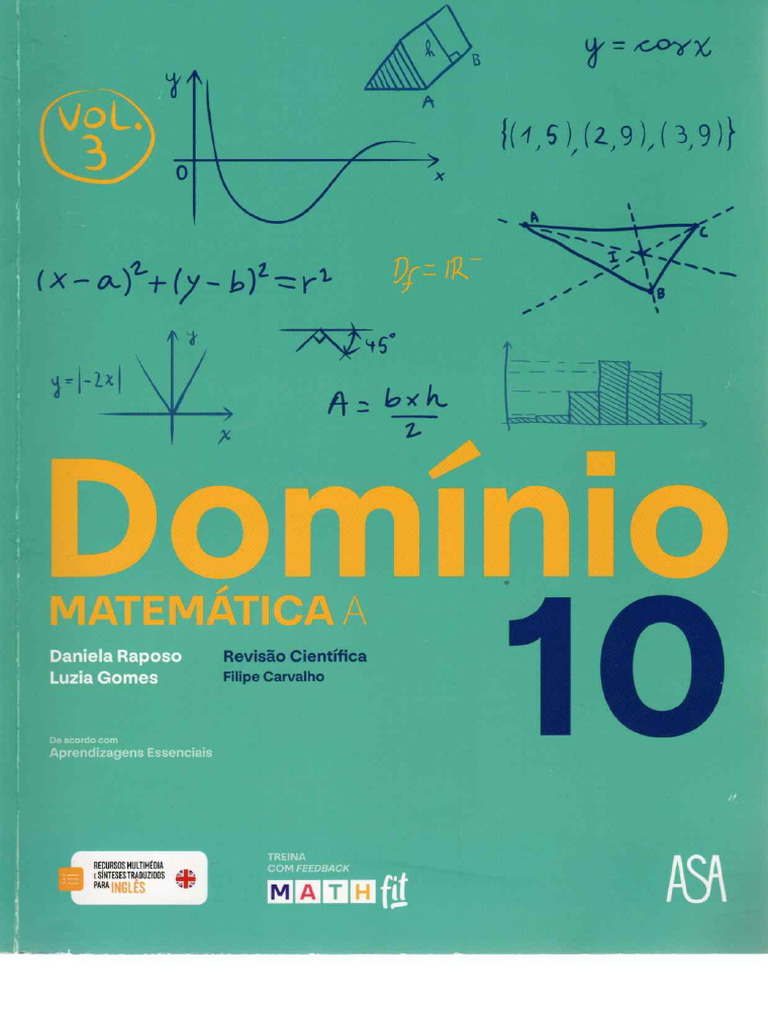 Matemática A 10º Ano - Domínio - Vol. 3 Geometria Anaítica | PDF