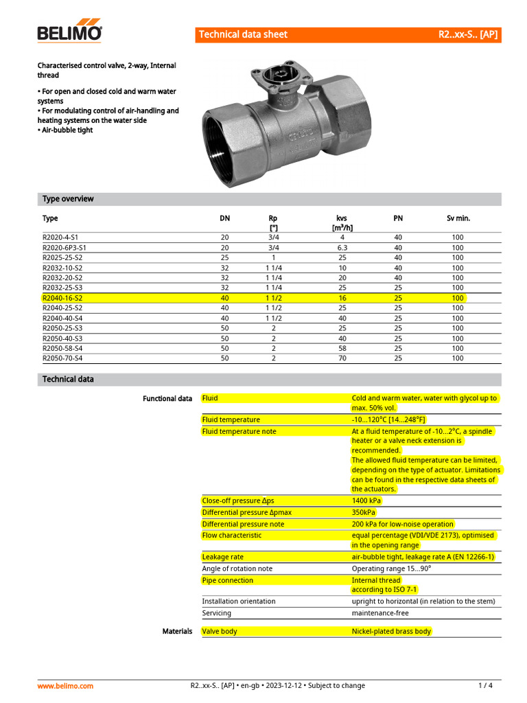 Characterised Control Valve Data Sheet | PDF | Valve | Actuator