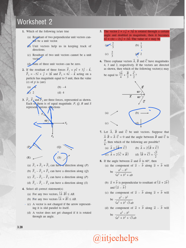 Vector Operations and Equilibrium Problems | PDF | Euclidean Vector | Force