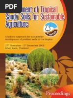 Download Management of Tropical Sandy Soils for Sustainable Agriculture by Humboldt35 SN96333043 doc pdf