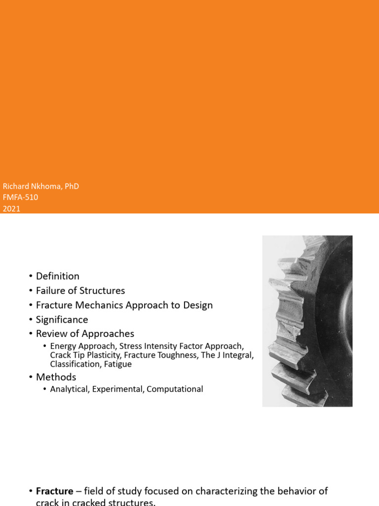 Introduction to Fracture Mechanics Overview | PDF | Fracture Mechanics ...