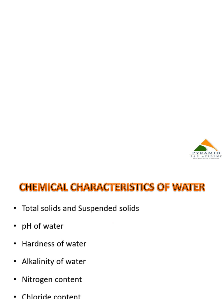 Water Quality Parameters and Testing Guide | PDF | Alkalinity | Ph