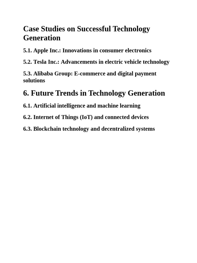 Successful Tech Innovations & Trends | PDF