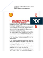 Shell Considers Legal Action Following Launch of Fictitious International Campaign