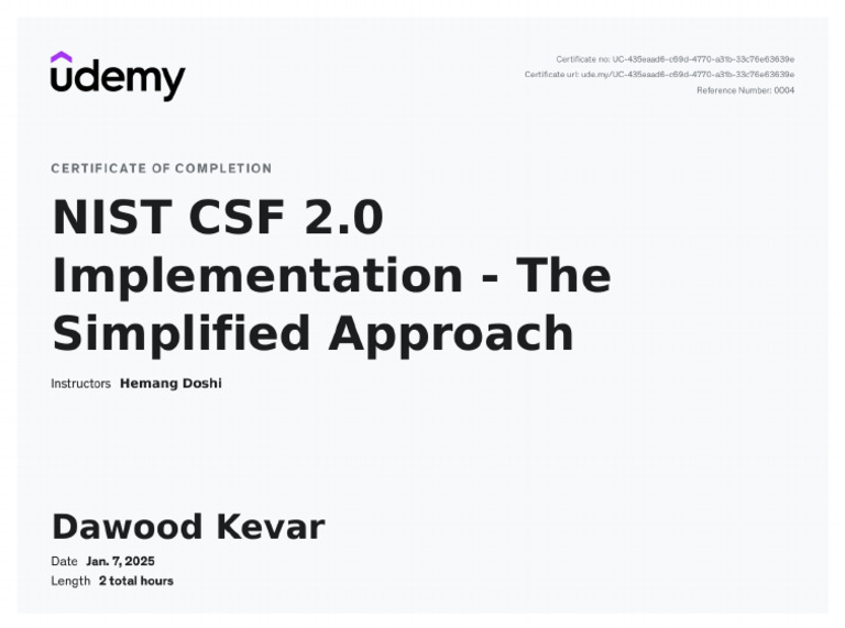 Nist CSF 2.0 | PDF