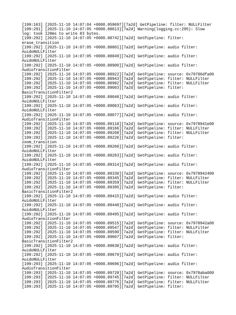 Media Processing Pipeline Logs | PDF | Shader | Digital Technology
