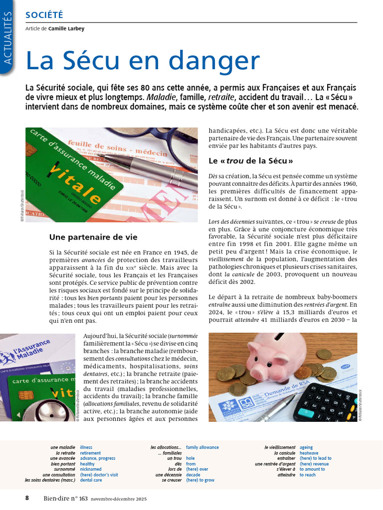 La Sécurité sociale : enjeux et avenir | PDF | Retraite | Programmes ...