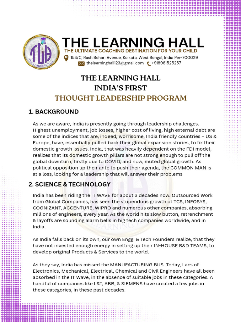 Thought Leadership in STEM Education | PDF | Cost Of Living