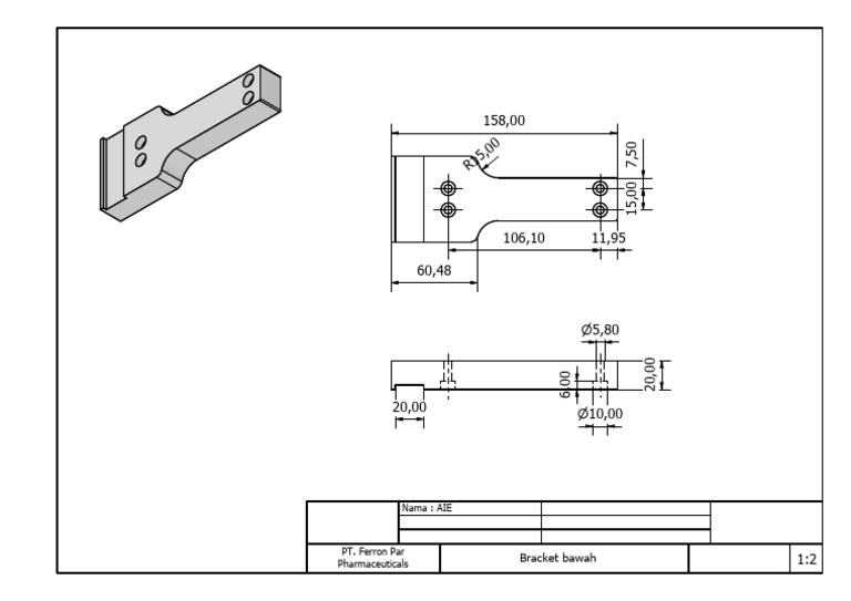 Bracket Bawah | PDF