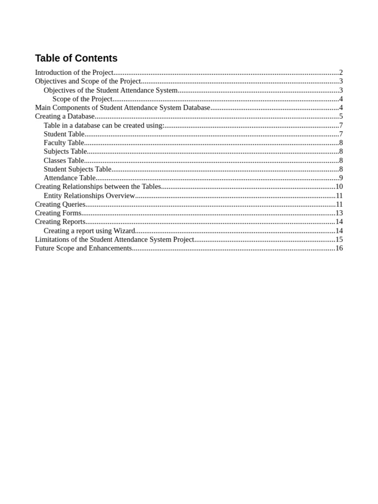 Student Attendance System Overview | PDF | Databases | Biometrics