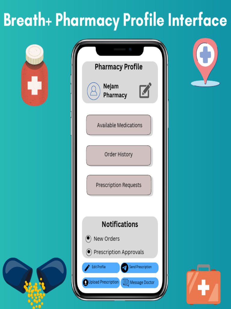 Nejam Pharmacy Profile Interface | PDF