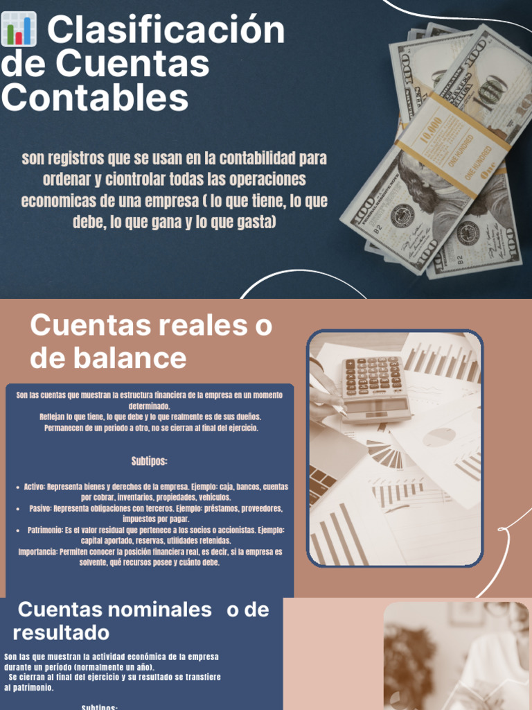 Clasificacion de Cuentas Contables | PDF | Contabilidad | Business