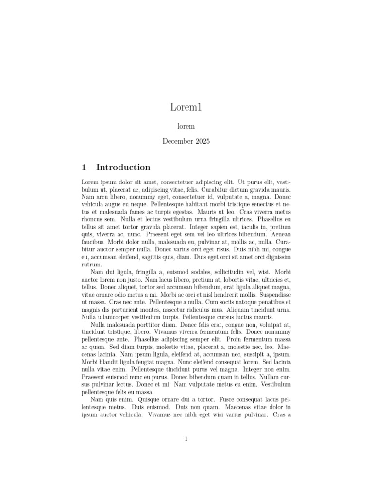 Comprehensive Guide to Lorem Ipsum Usage | PDF