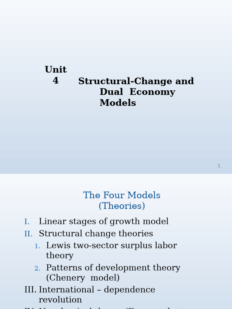Structural Change and Economic Models | PDF | Labour Economics | Employment