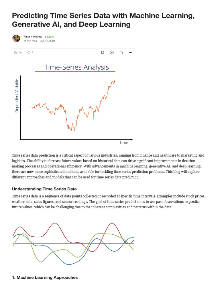 Time Series Prediction with AI Techniques | PDF | Autoregressive ...