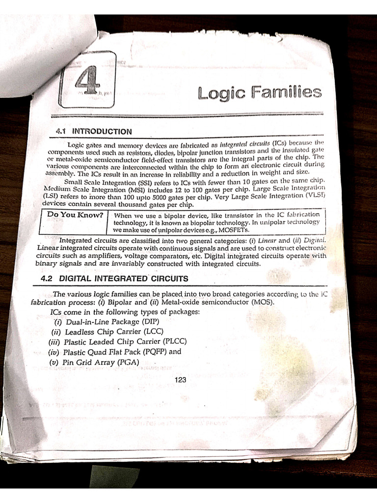 Logic Familyies Nov 28, 2025 12-29 PM | PDF