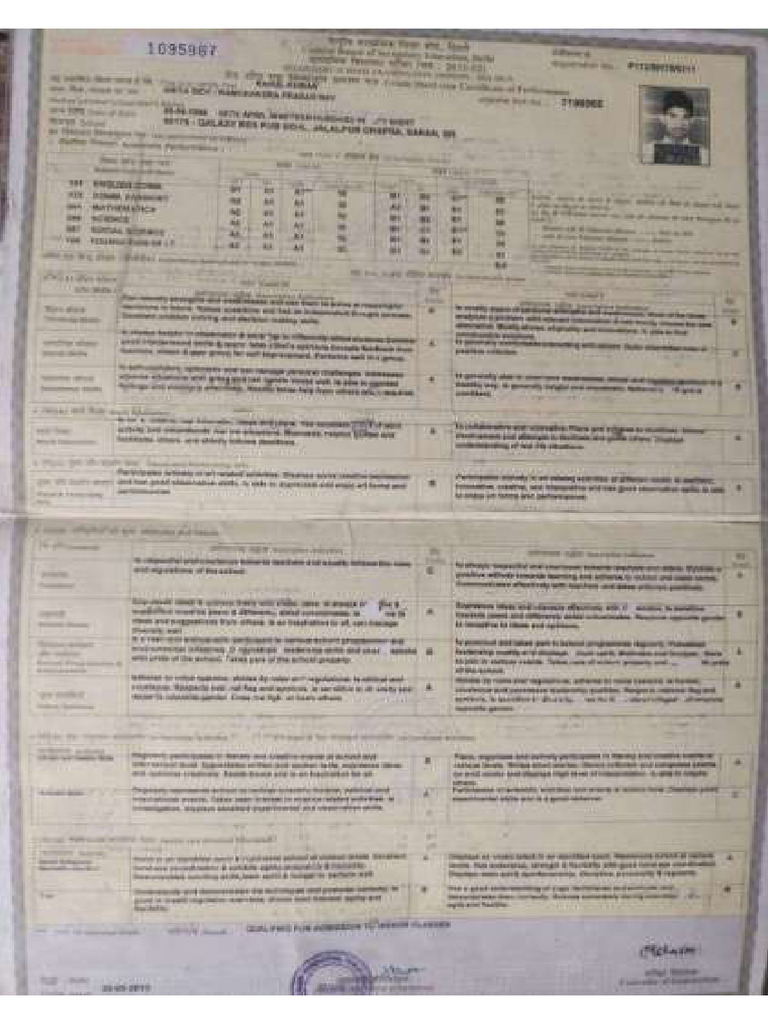 Marksheet | PDF